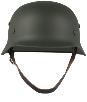 Deutscher Stahlhelm WW II, hochwertige Repro in WH grün